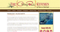 Desktop Screenshot of cuttingbackkitchen.com